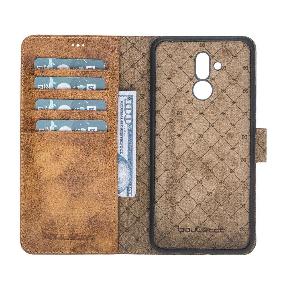 Magic Huawei Mate 20 Lite Detachable Genuine Leather Walet Case