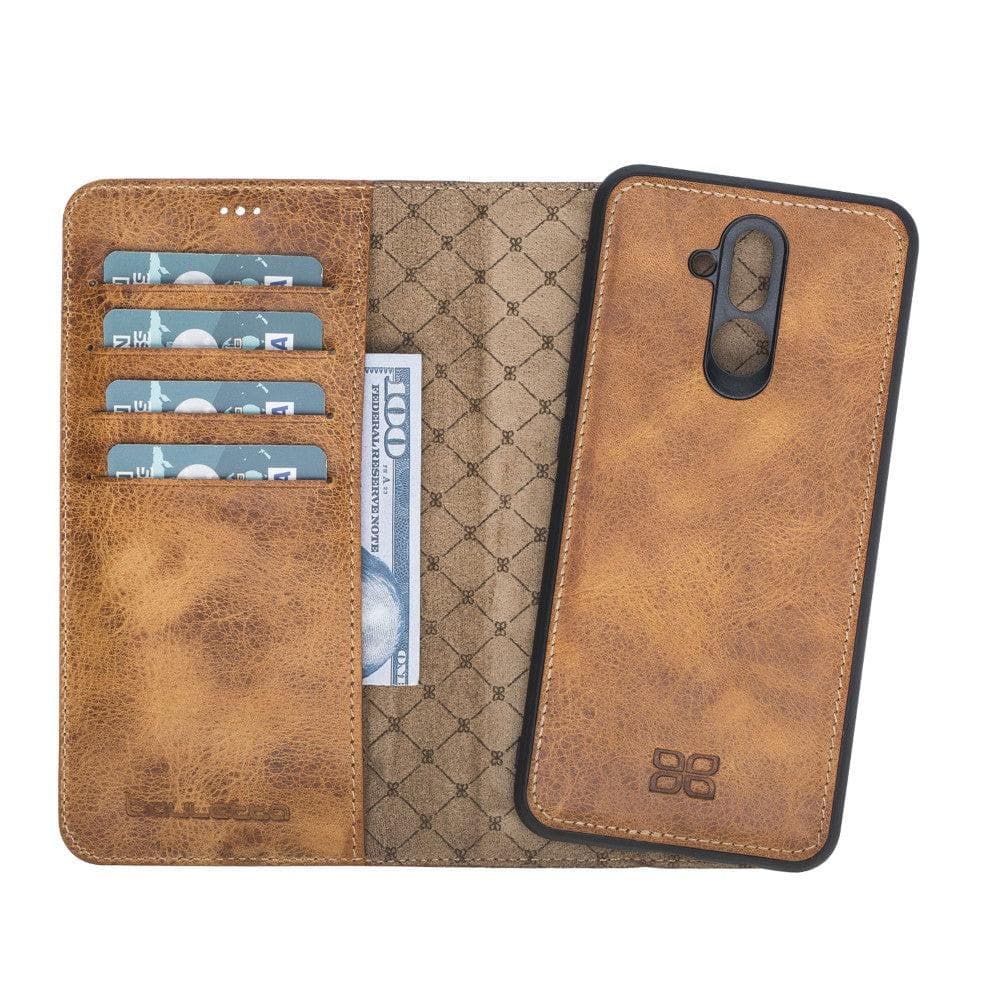 Magic Huawei Mate 20 Lite Detachable Genuine Leather Walet Case