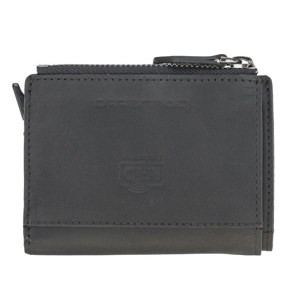 Leather Zip Mechanical Card Holder