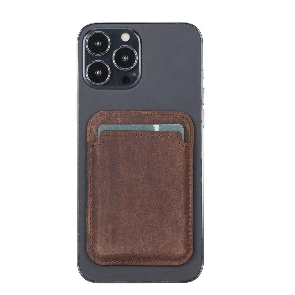 Maggy Magnetic Leather Card Holder
