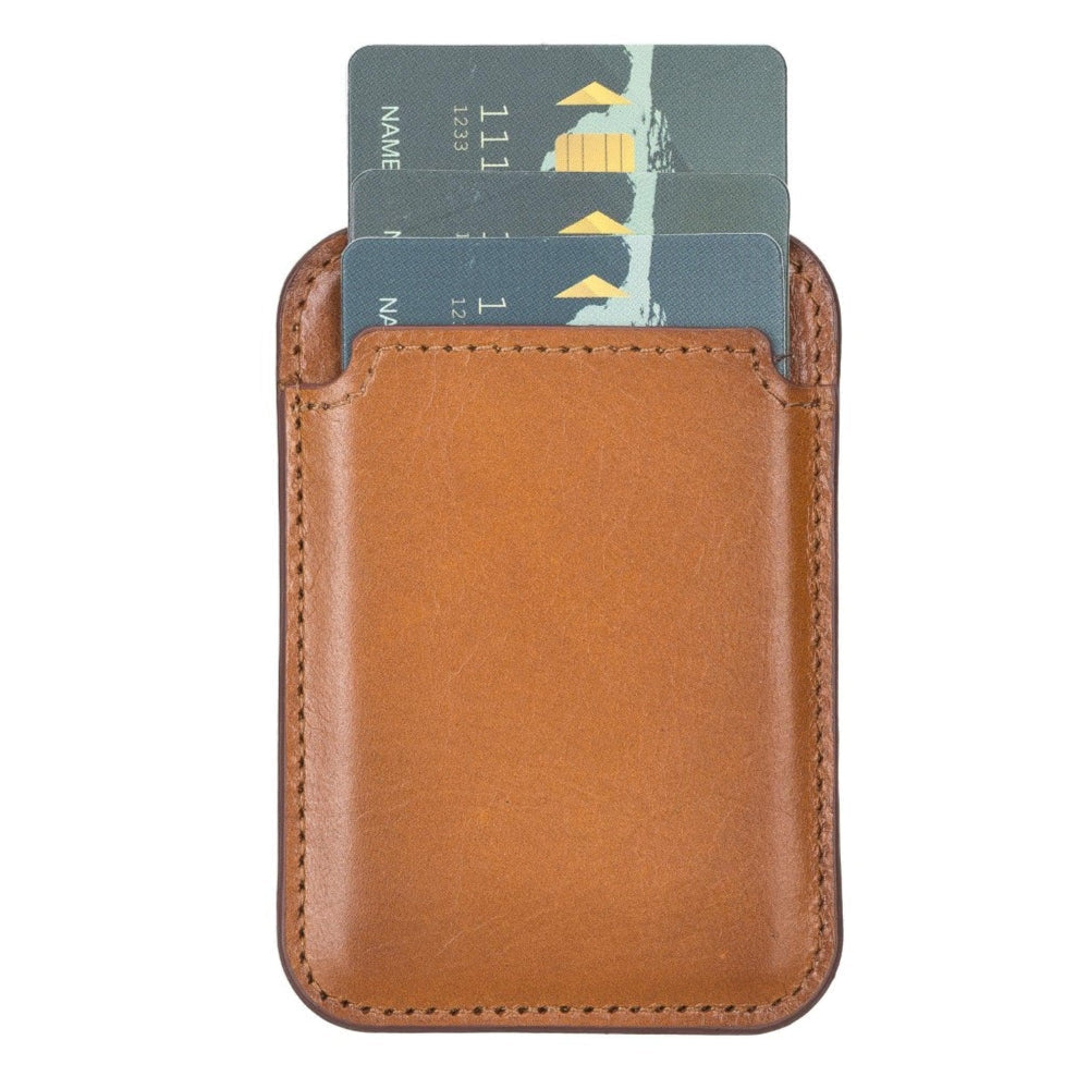 Maggy Magnetic Leather Card Holder