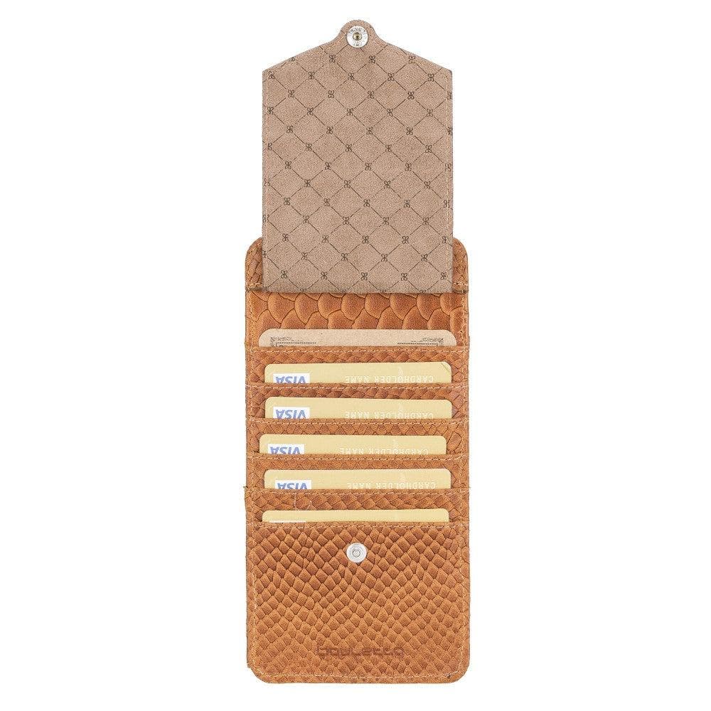Bouletta Marlo Leather Universal Phone Case Snake Tan