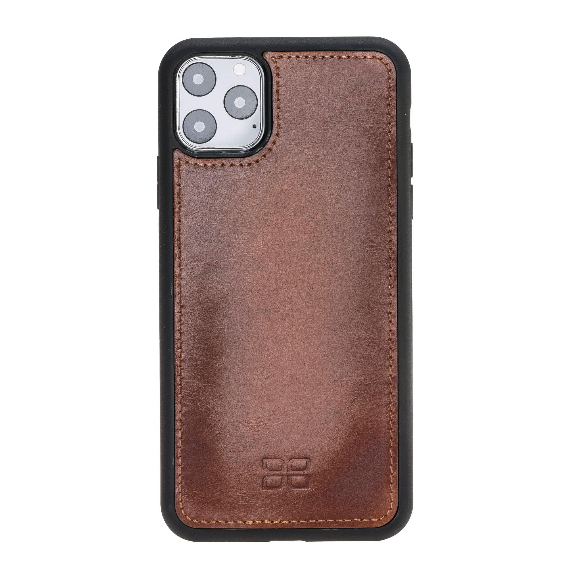 Magic iPhone 11 Series Detachable Genuine Leather Wallet Case - MW