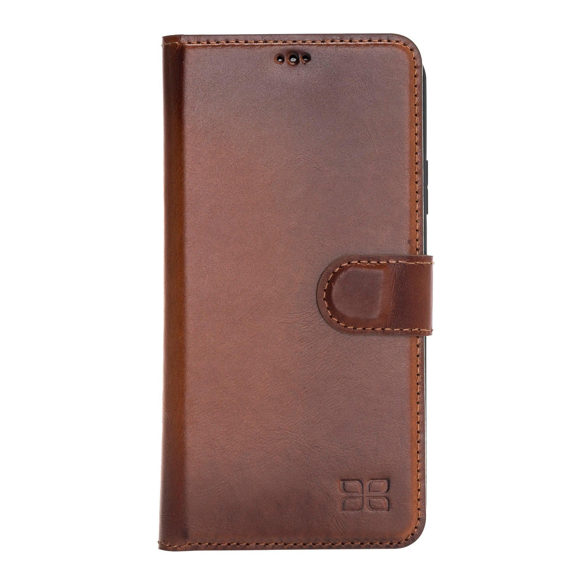 Magic iPhone 11 Series Detachable Genuine Leather Wallet Case - MW