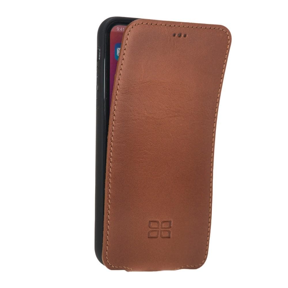 Flip iPhone X Series Genuine Leather Case